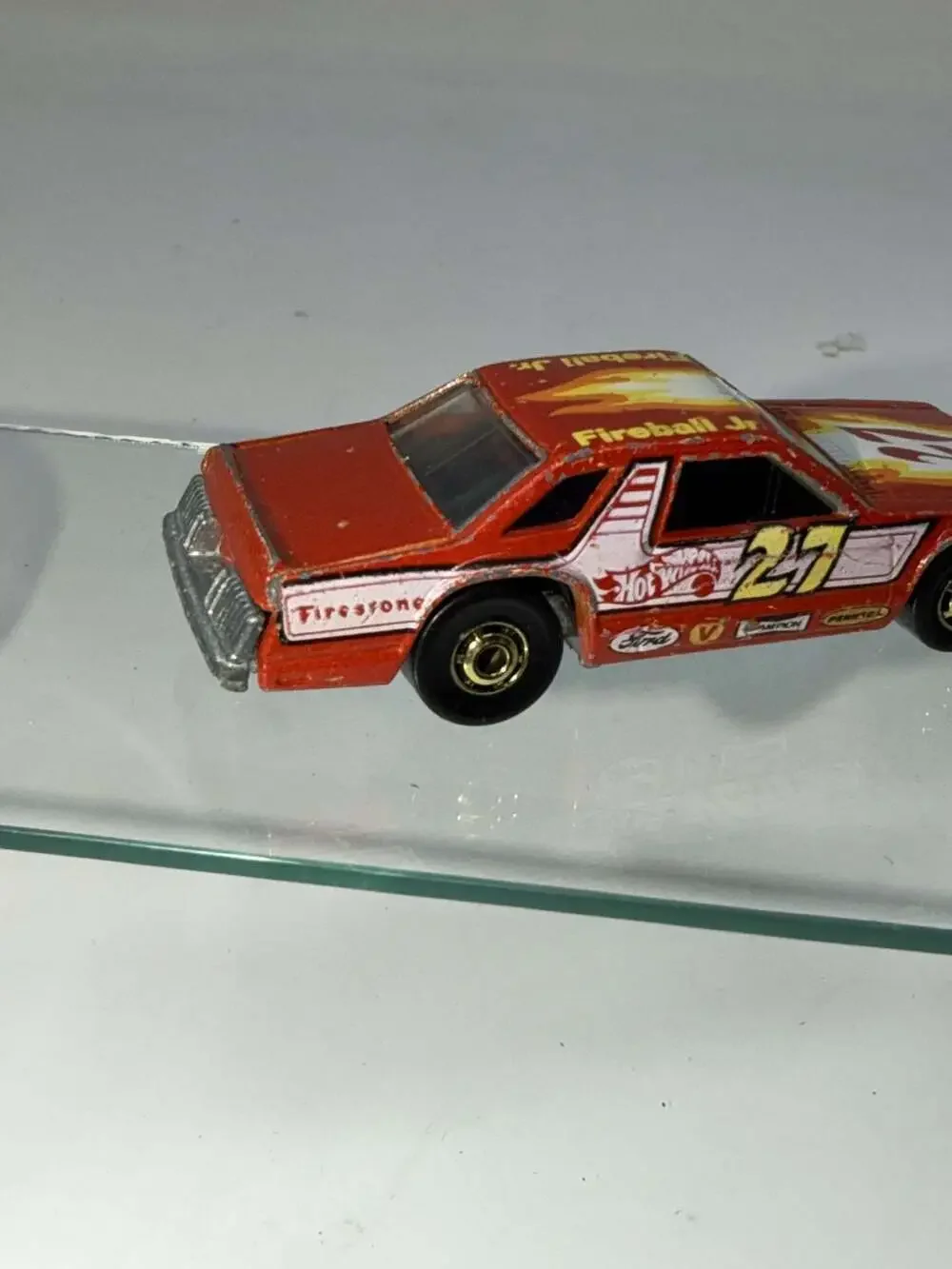 Vintage 1981 Hot Wheels Frontrunnin' Fairmont Fireball Jr #27 Red Diecast Toy Ca